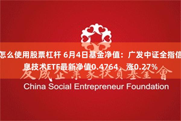 怎么使用股票杠杆 6月4日基金净值：广发中证全指信息技术ETF最新净值0.4764，涨0.27%