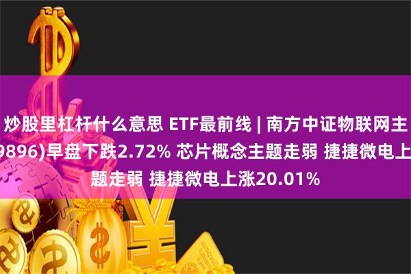 炒股里杠杆什么意思 ETF最前线 | 南方中证物联网主题ETF(159896)早盘下跌2.72% 芯片概念主题走弱 捷捷微电上涨20.01%