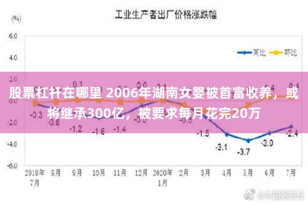 股票杠杆在哪里 2006年湖南女婴被首富收养，或将继承300亿，被要求每月花完20万